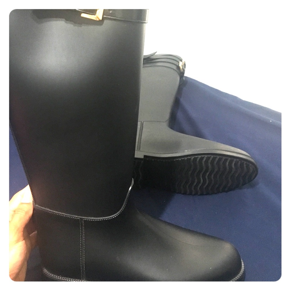 Original Burberry knee rain boots - Picture 1 of 4